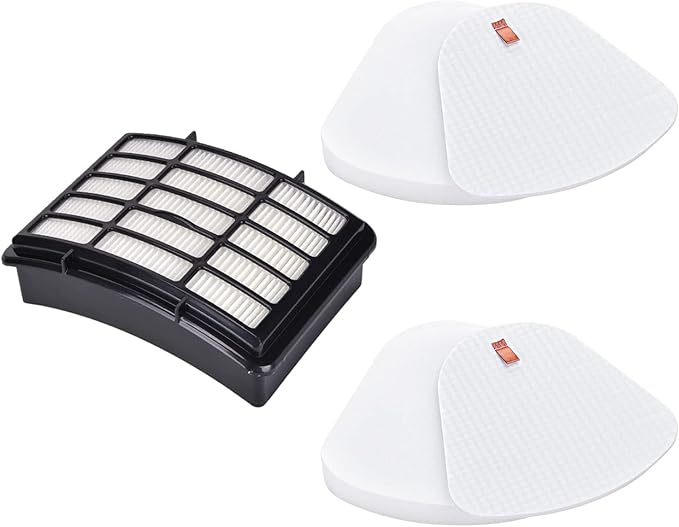 Vacuum Replacement Filter for Shark Navigator Lift-Away ZU503AMZ, NV350, NV351, NV352, NV355, NV356, NV357,NV358,NV360, UV540, UV440, 2 Pre-Felt + 1 Hepa Filter Replace Part #XFF350 & XHF350