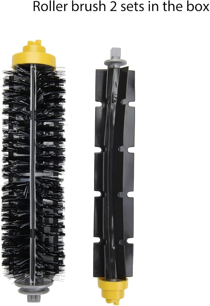 Replacement Parts Kit for irobot Roomba 600 Series 694 695 677 671 690 680 660 650 620 614 & 500 Series 595 585 564,2 Bristle & Beater Brushes, 6 Filters, 6 Side Brushes 1 Caster Wheel