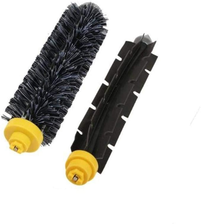 Vacuum Cleaner Replacement Part Kitfor Bristle Brush Flexible Beater Brush & Aero Vac Filter & Armed-3 Side Brush for iRobot Roomba 600 Series 595 610 614 620 630 645 650 655 680
