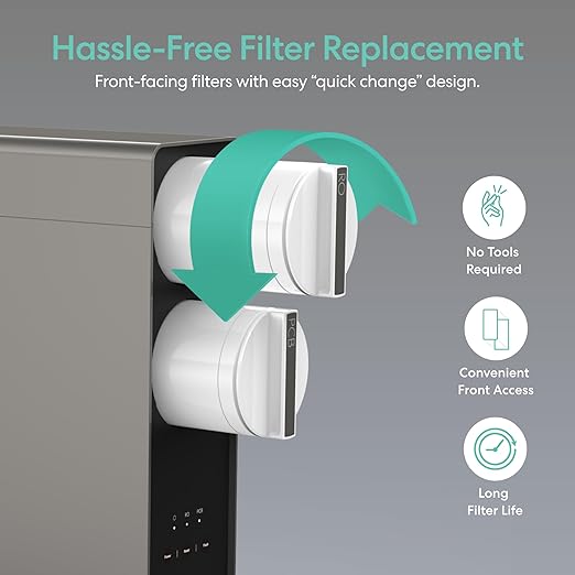 Brio AQUUS TROE800COL Reverse Osmosis Water Filtration System, 4-Stage Tankless RO Water Filter System for Under Sink, 800 GPD, 2:1 Pure to Drain, Reduces TDS, Smart Faucet, USA Support, Black/Silver