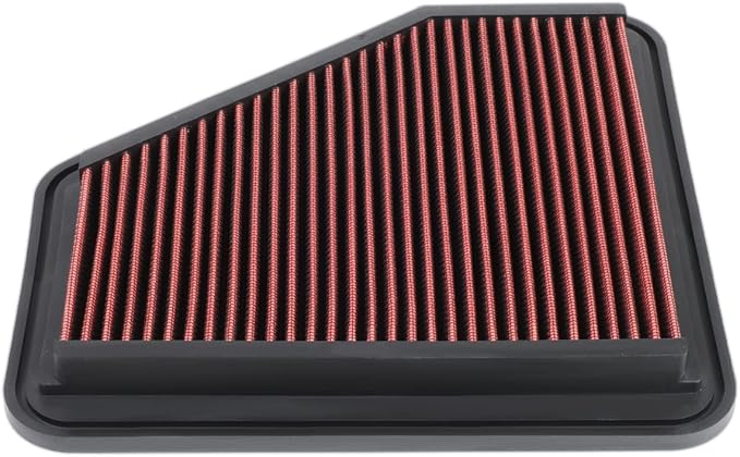 DNA Motoring AFPN-181-RD Clean Air Washable Drop In Panel Air Filter Enhance Engine Performance Power & Acceleration Improve [Compatible with 06-08 Rav4 2.4L / 06-12 Rav4 3.5L / 09-12 Rav4 2.5L]