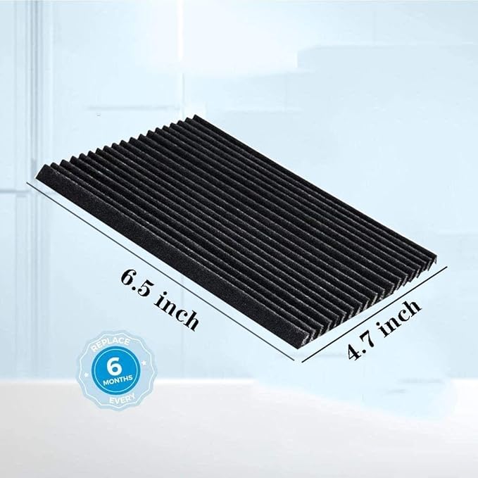 4 Pack Refrigerator Air Filter Replacement, Carbon Activated Refrigerator Air Filter Compatible with Frigidaire and Electrolux, Replaces SCPUREAIR2PK, EAFCBF, 242061001, 242047804