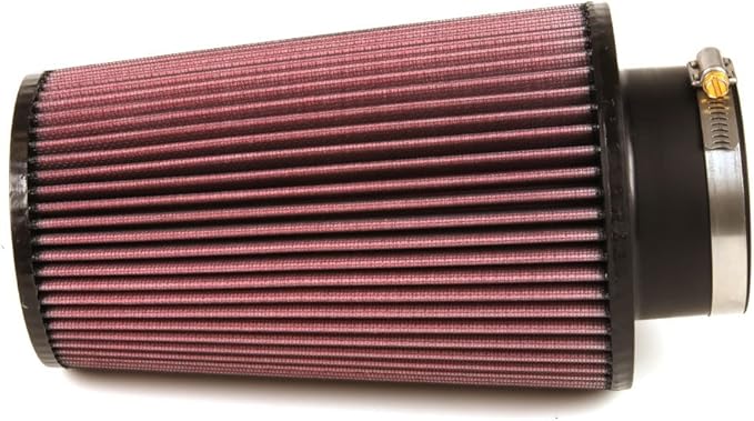 K&N High-Flow Original Lifetime Universal Clamp-On Air Filter: High Performance, Premium, Washable: Flange Diameter: 3.5 In, Filter Height: 9 In, Flange Length: 1.75 In, Shape: Round Tapered, RE-0920