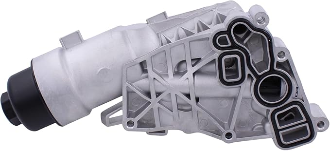 MOTOKU Aluminum Oil Cooler Filter Housing with Gasket Assembly for BMW X1 X2 i8 Mini Cooper Clubman Countryman 1.5 2.0