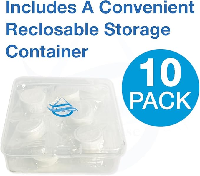 18mm 10, 25, or 50 Pack Leak Stop Valve Replacement Pads, US Company! Support American Businesses! For Automatic Leak Detectors, Water Stop Valves, Under Sink RO Reverse Osmosis, Filtration (10-Pack)
