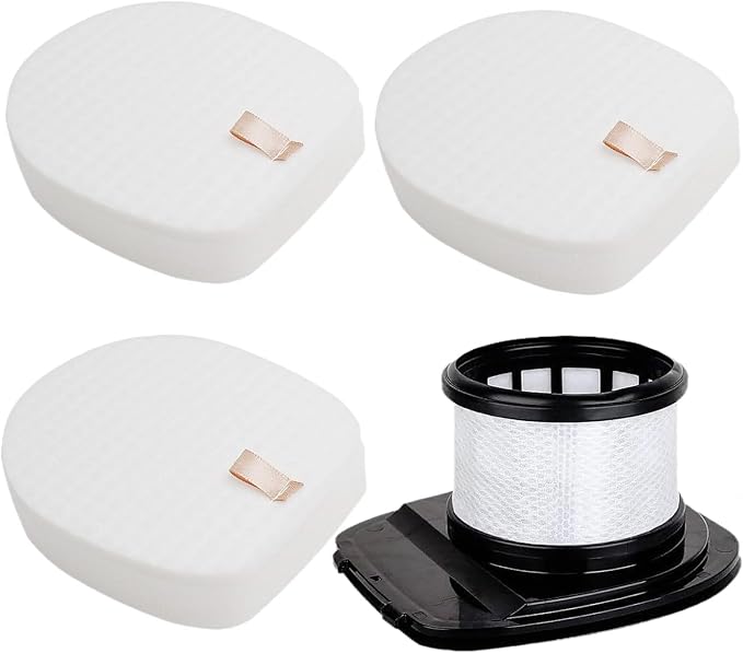 IX140 IX141 Vacuum Filters Replacement for Shark IZ140, IX142, IZ140C, IZ141C, IZ142, UZ145, IX141H, WZ140, WZ250 Rocket Pet Pro Cordless Stick Vacuums. Comapre to Part 616FJ140 & 617FJ140