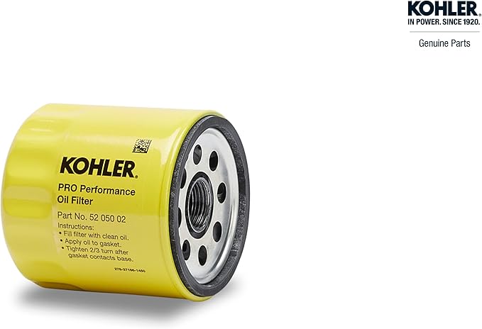 Stens High-Capacity Kohler 52 050 02-S Engine Oil Filter for CH11 - CH15, CV11 - CV22, M18 - M20, MV16 - MV20, and K582 Engines - Superior Filtration Performance (Pack of 2)