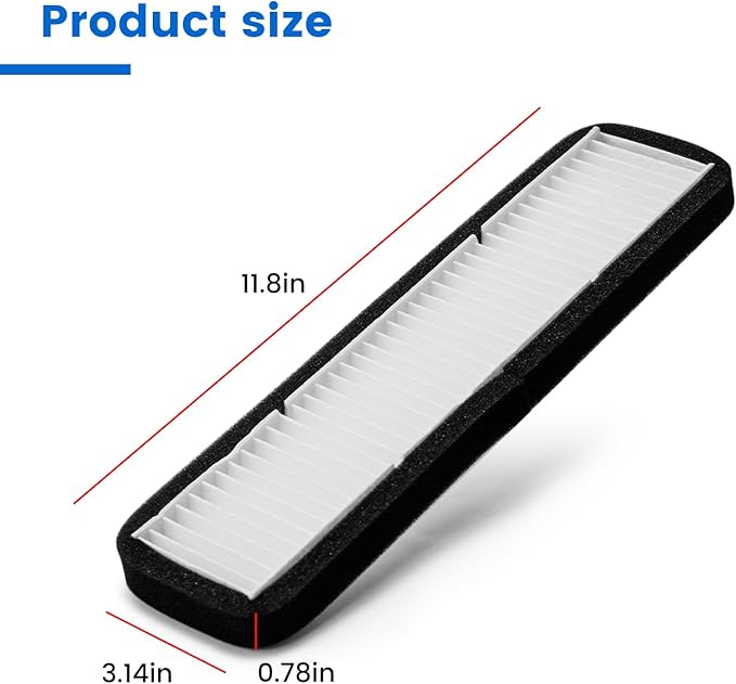 1PCS Air Intake Filter Replacement Compatible with Tesla Model 3 2017 2018 2019 2020 Accessories, Cabin & Inlet Air Filter, Passenger Compartment Air Filter Intake Accessories