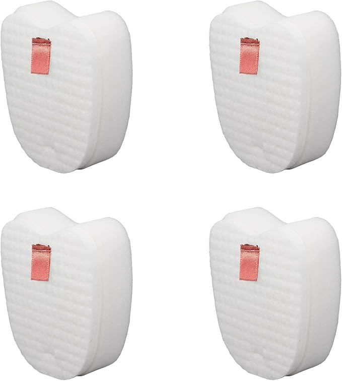 Replacement Filters for Shark Rocket Vacuum HV345 HV343AMZ HV371 ZS350 ZS351 ZS352 HV320 HV321 HV322, Foam&Felt Filters & Post-Filters, Part # XPMFK320&1084FTV320(4-pack)