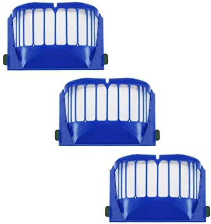 3 Pack Filter Vacuum Cleaner Kit Compatible With iRobot Roomba 500, 600 Series (550 560 650 620)