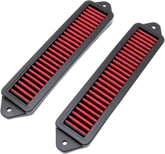 2Pcs Red Cabin Air Cowl Filter Compatible With BMW E chassis E90 E91 E92 E93 E82