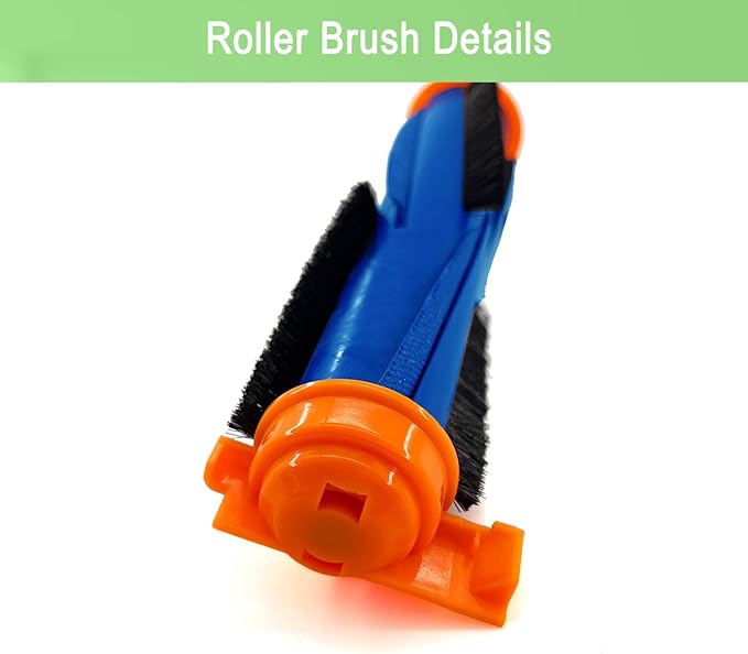 Replacement Parts for Shark AV2610WA RV2610WA Matrix Plus 2- in-1 Robot Vacuum Cleaner,1 Main Brush,3 Filters,3 Mop Pads,6 Side Brush,1 Pre Filter,1 Roller Cover,1 Filter&1 Pre-Motor Foam&Felt Filter