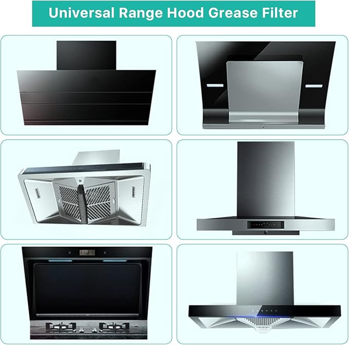2 Rolls Range Hood Filters, Nonwoven Fabric Range Hood Replacement Filter with Adhesive Strips and Magnetic Block, Anti Oil Filter Paper for Kitchen（10 m Per Roll, White)