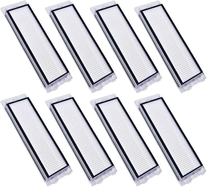 Neutop Replacement Filters Parts, Compatible with Roborock Q5 Q5+ Q5 Plus Robot Vacuums Cleaner Replacement Spare Parts Accessories, 8-pack.
