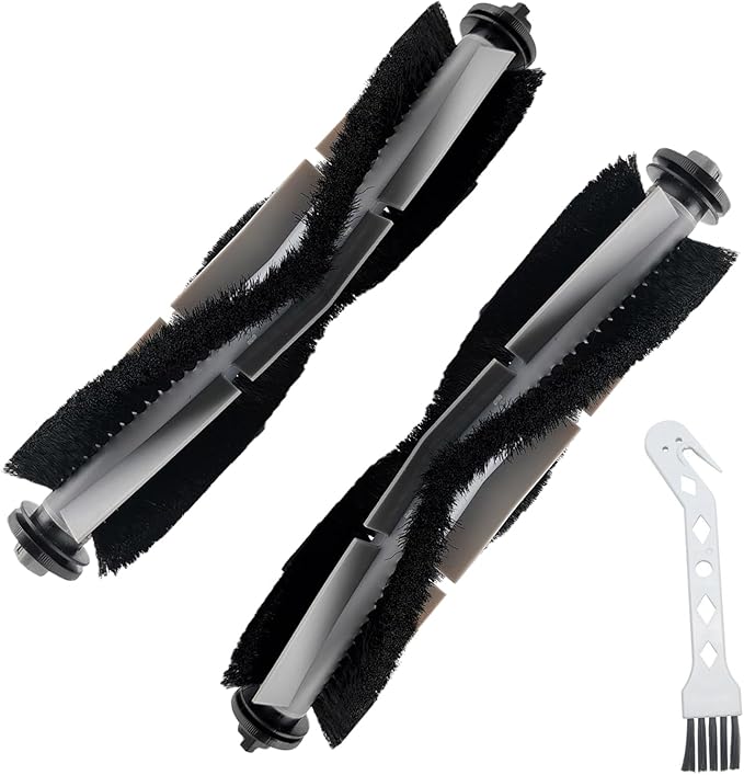 Main Roller Brush Accessories for AIRROBO T20+ Robot Robotic Vacuums, for AIRROBO T20+ Main Brush Replacement Part 2Pcs