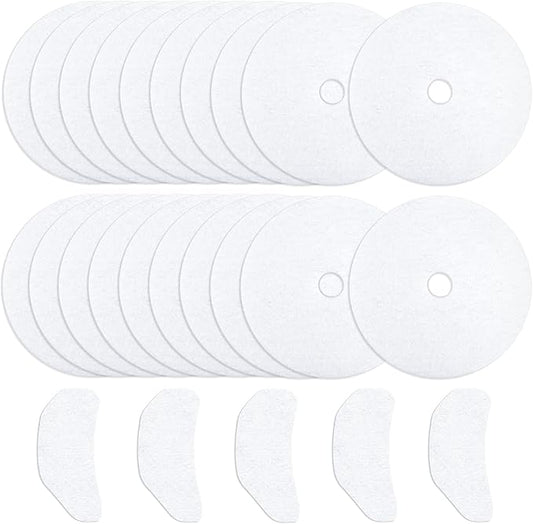 25PCS Cloth Dryer Exhaust Filter for Panda by Blutoget - Universal Dryer Lint Filter Cloth-Compatible for Panda Magic Chef Avant Sonya Dryer-20 Exhaust & 5 Air Intake Filter