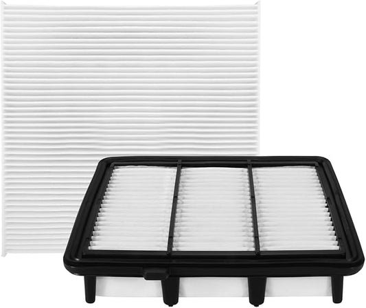 Engine Air Filter Replacement 17220-RV0-A00,80292-SDA-A01 Cabin Air Filter Combo Set for Honda Odyssey V6 3.5L 2011 2012 2013 2014 2015 2016 2017,2-Pack
