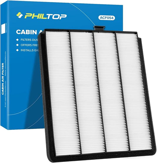 PHILTOP Cabin Air Filter w/Activated Carbon, Compatible with CF8813A Honda Pilot 2003-2008, Odyssey 1999-2004, Acura MDX 2001-2006, Carbon Filter Up Dust Pollen Odor