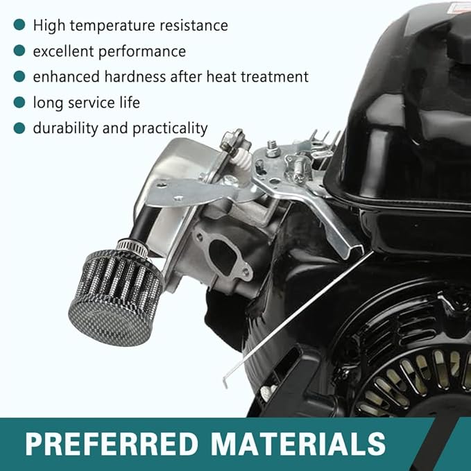 12mm Air Filter Intake Filter Breather, Valve Cover Breather, Mini Universal Motor Cone Cold Clean Air Intake Filter Turbo Vent Breather, Vehicle Engine Air Filters Suitable for Cars Motorcycles