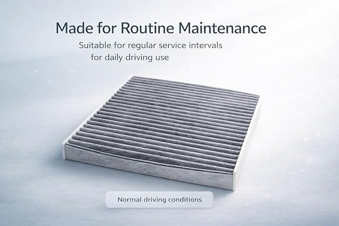 Cabin Air Filter Replacement for Hyundai and for Kia Models, Fiber Media, Panel Style, Fits Elantra Sonata Tucson Kona Santa Fe Sportage Sorento EV6 EV9 BI-TRUST XDC00039