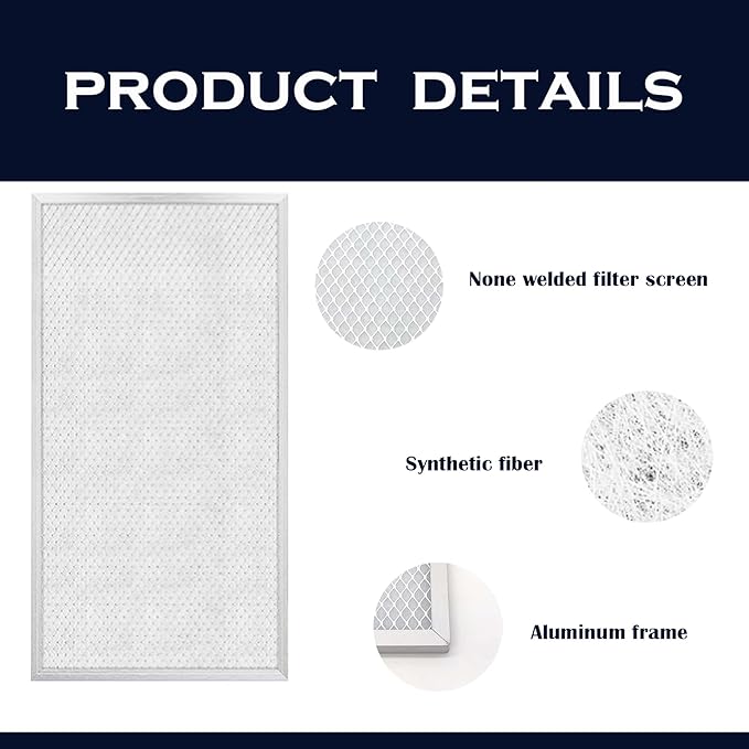 MERV-8 HD55 Replacement Filter for AlorAir Basement Dehumidifier Sentinel HD55, HD55S, HDi65, HDi65S | 4-Pack High-Efficiency Filters for Cleaner