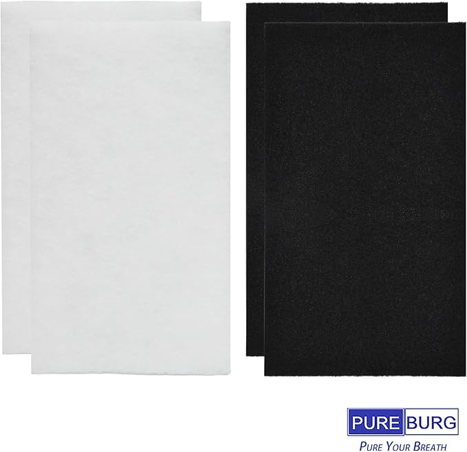 PUREBURG Replacement Filter Compatible with Coway Noble Air Purifier AP-2021A, H13 HEPA & Customized Pre-Filters (2 Set)