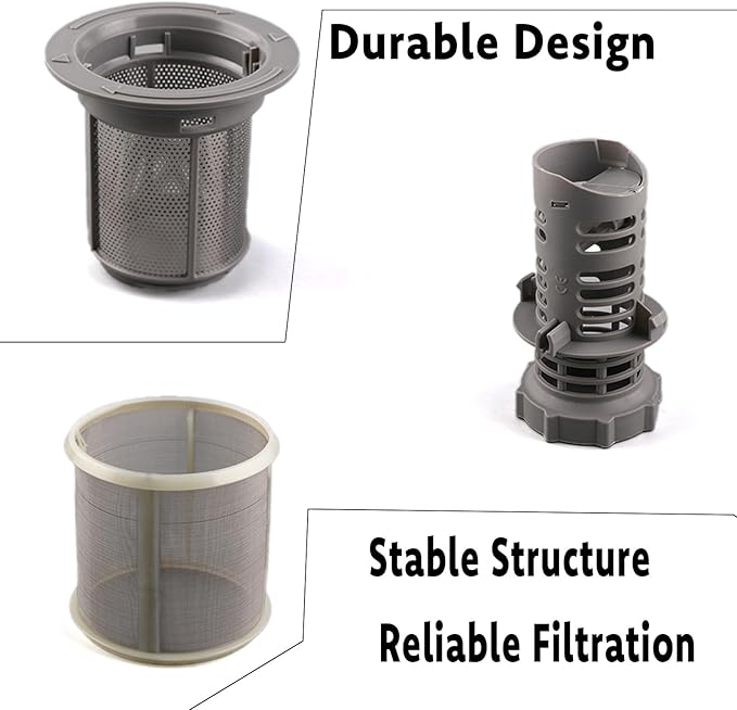 427903 Dishwasher Mesh Micro Filter Replacement for Bosch Neff Siemens 00427903 10002494 Sieve 00170740 00175712 00418404 00492046 492046 SGS SGV SRS SGU SGS SHV SE Series (1), Grey
