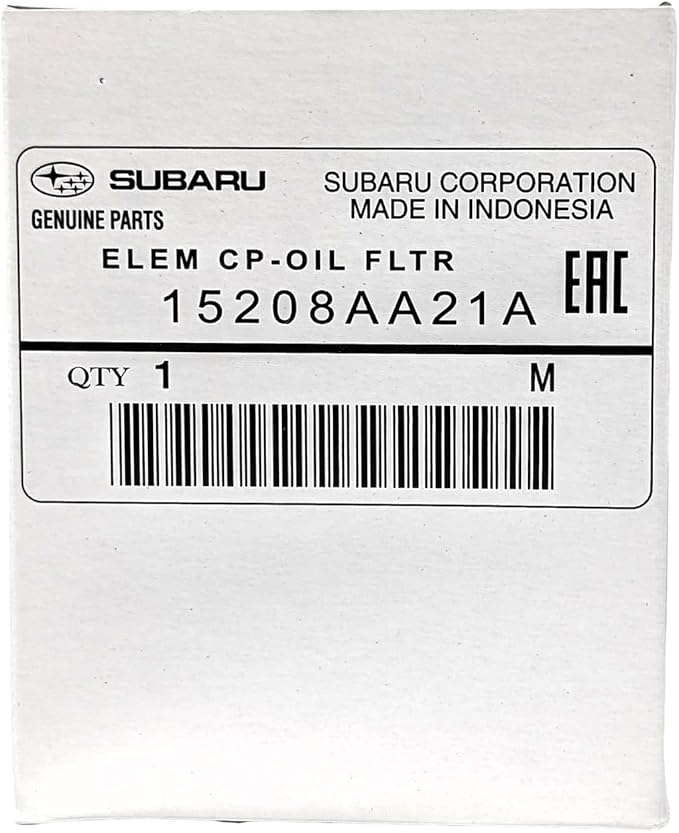 Subaru Engine Oil Filter & Crush Gasket Kit (1, 2, 3, 6, 12 pks available) Outback Legacy Impreza Forester XV Crosstrek Ascent 15208AA21A & 803916010 (3 Pack)