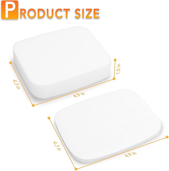 UV900 UV850 Foam & Felt Filters for Shark Performance Lift-Away ADV DuoClean PowerFins Upright Vacuum UV900 UV850, 3Pack Spare kit Replace Part # XFFK602UKT