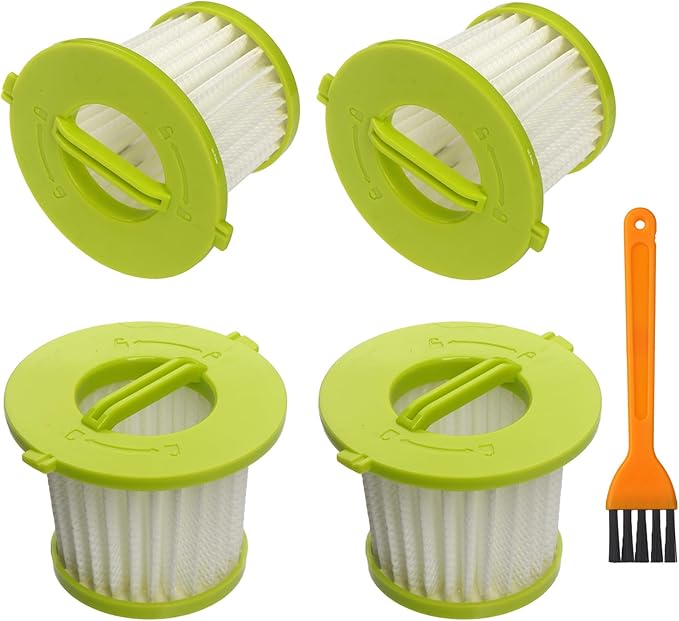 4 Pack Replacement Filter Compatible with Ryobi ONE+ 18V Handheld Vacuum Models PCL700 PCL704 PCL705 Part # A32F05N A32HF00 Reusable Filter Set