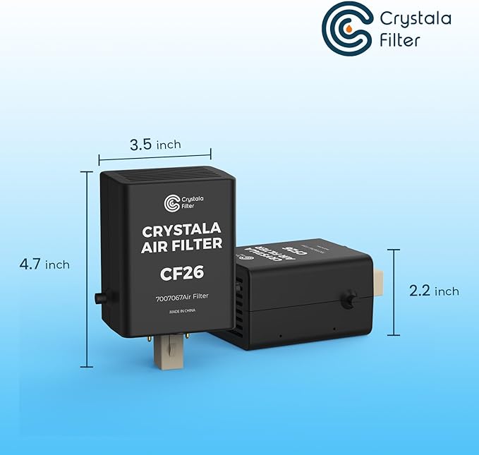 Crystala Filters Replacement For Sub-Zero Refrigerator Air Purification Cartridge 7042798, 7007076, 7007067 Air Filter (Pack of 1)