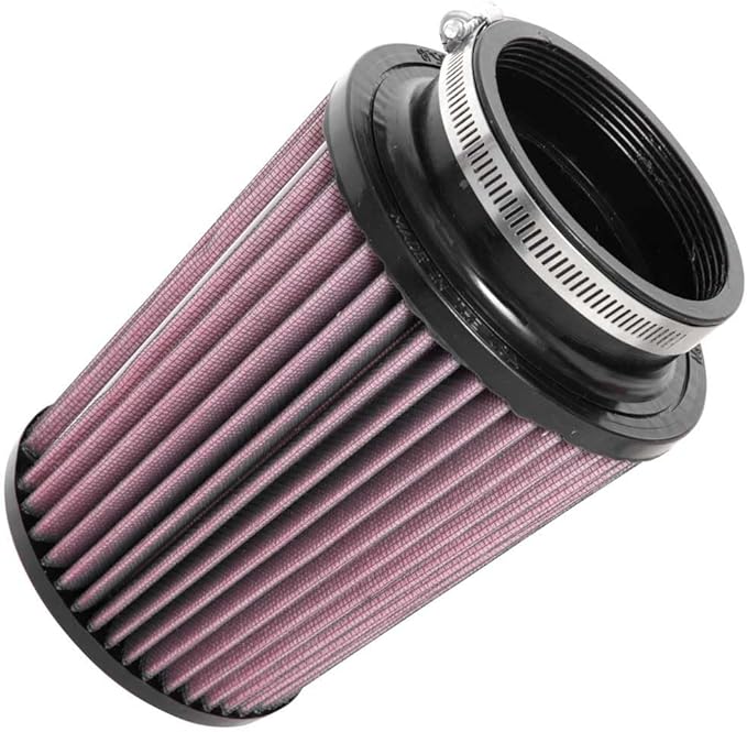 K&N High-Flow Original Lifetime Universal Clamp-On Air Filter:Performance, Premium, Washable: Flange Diameter: 3.5 In, Filter Height: 6.5 In, Flange Length: 1.25 In, Shape: Round Tapered, RU-4630