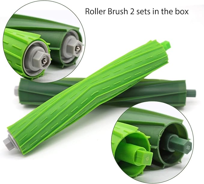 Replacement Parts Accessories for iRobot Roomba Combo i5, i5+, j5, j5+,i3 Vacuum Cleaner:2 Set Roller Brushes 8 HEPA Filters 8 Side Brushes 6 Dust Bags 5 Mopping pads NOT FOR J7 and J9