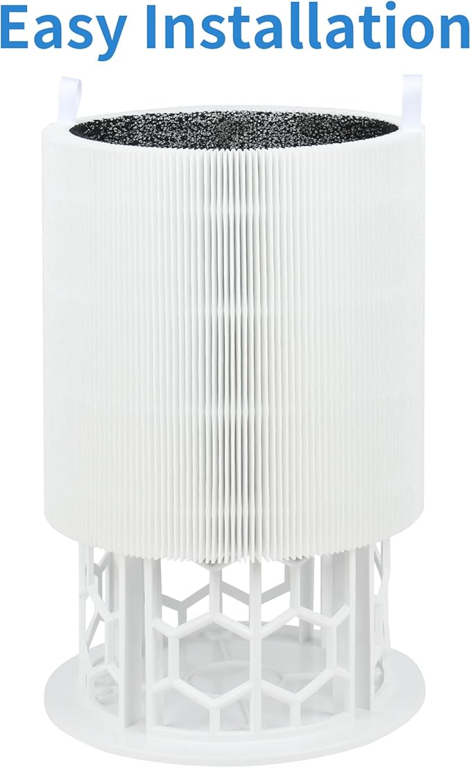 3 Packs 511 Replacement Filters for Blueair Blue Pure 511, 2-in-1 Filter of Premium and Activated Carbon Filter