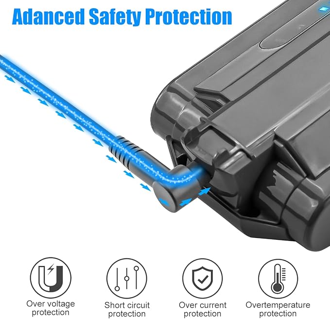 30.45V Charger for Dyson V10 V11 V12 V15 SV12 SV20 Absolute Animal Motorhead Cordless Vacuum Cleaner 217160 969350 969042 Power Supply Adapter Charging Cord