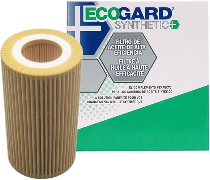 ECOGARD S5277 Premium Cartridge Engine Oil Filter for Synthetic Oil Fits Mercedes-Benz E350 3.5L 2006-2011, C300 3.0L 2008-2012, E320 3.2L 1998-2005, ML350 3.5L 2006-2011, GLK350 3.5L 2010-2012