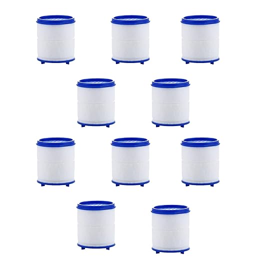 10 Pack Sink Water Faucet Filter Cartridge Replacements, Sink Water Filter Faucet Water Filter, Removes Chlorine Fluoride Heavy Metals,Soften Hard Water