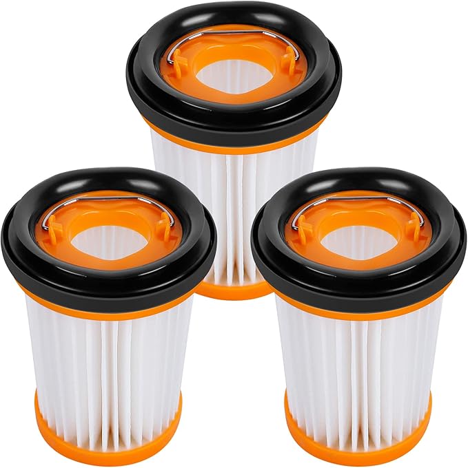KEEPOW Wandvac Filter Replacement Compatible with Shark WANDVAC Handheld Vacuum WV201 WV200 WV205 WV220, Compare to Part # XHFWV200, 3 Pack