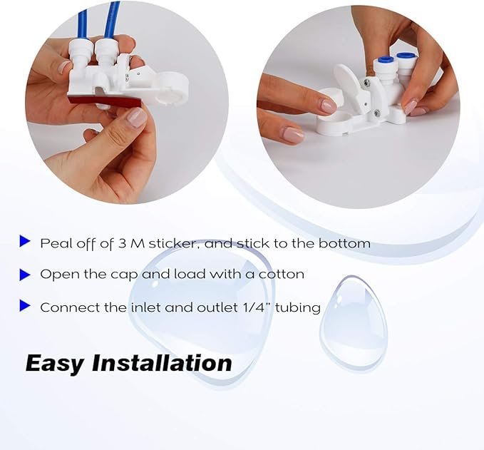 Frizzlife Leak Protection Valve For Reverse Osmosis And Under Sink Water Filter System MP99 & SP99 - Automatic Shut Off Protection When Water Leaks