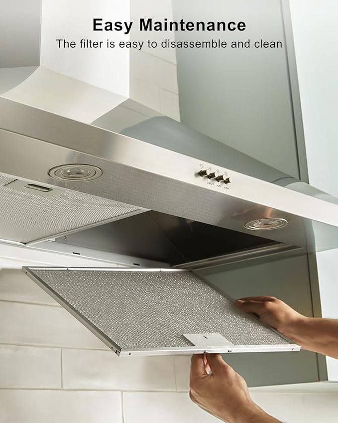 Aluminum Range Hood Filter with Light Lens Compatible with Air-O hoods 1200 and Other, 11" X 12" x 3/8" Kitchen Exhaust Grease Screen, Reusable Grease Light Lens Filter, 2 PCS
