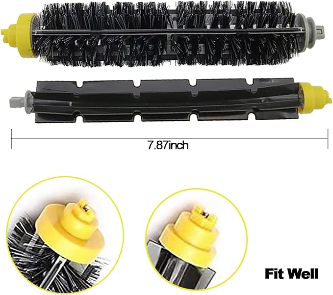 Replacement Brush Rollers for irobot Roomba 600 Series 694 676 675 692 695 677 671 690 680 660 650 620 614 610 600 & 500 Series 595 585 564 Vacuum Robot 2 Pack