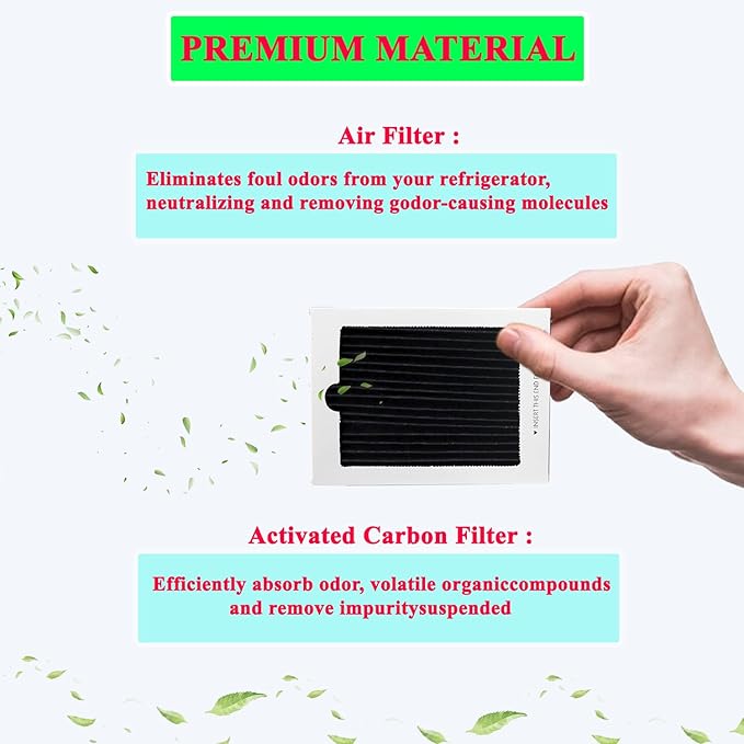 Refrigerator Air Filter Replacement for Frigidaire PAULTRA Pure Air Ultra and Electrolux EAFCBF Fridge Replace 242061001, 242047801, 242047804-6 PCS