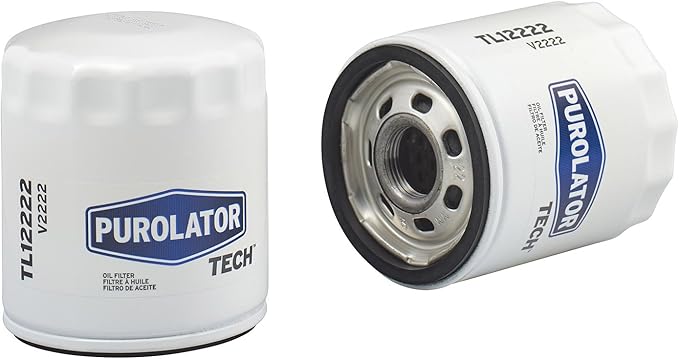 Purolator TL12222 PurolatorTECH Spin On Oil Filter Compatible With Ram 1500, Chevrolet Silverado 1500, Silverado 2500 HD, Jeep Compass, Cherokee, Patriot and GMC Sierra 1500