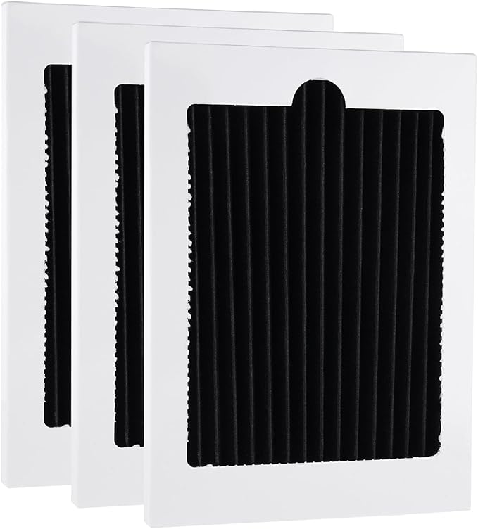 Refrigerator Air Filter For Whirl-pool FGHB2866PF FGHF2366PF FGSS2635TF FPBC2277RF FGHC2331PF FGHS2655PF LGHB2867PF FGHS2631PF Air Filter Replacement (3 Pcs)