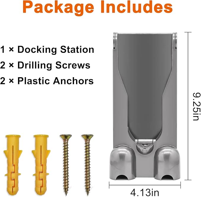 ilovelife Vacuum Cleaner Docking Station - Wall Mounted Accessories Bracket Compatible with Dyson V11 V15 Vacuum Cleaners | not fit Dyson v10 Vacuum Cleaner