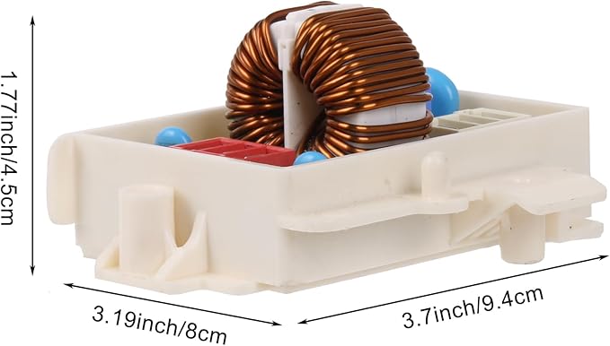 Metal & Plastic Washing Machine Noise Filter Replacement for LG EAM60991315 EAM60991301