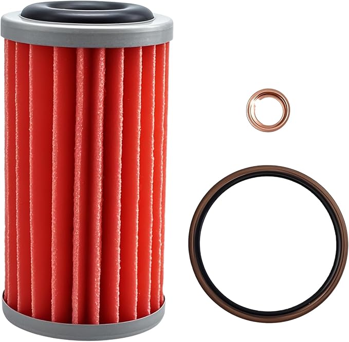 Transmission Oil Filter with Gasket Compatible with Nissan Altima Murano Sentra Pathfinder Rogue Infiniti QX60 Replace #: 31726-28X0A, 31526-3VX0A