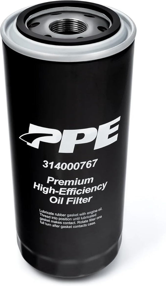 Pacific Performance Engineering Premium High-Efficiency Engine Oil Filter compatible with 2011-2024 Ford Superduty 6.7L Power Stroke