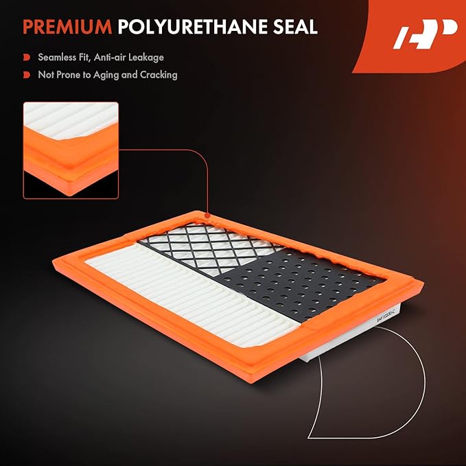A-Premium 2-PC Engine Air Filter Compatible with Mercedes-Benz W211 W164 E320, E350, GL320, GL350, ML320, ML350, R320, R350, 2007-2013, V6 3.0L, Replace# 6420940204