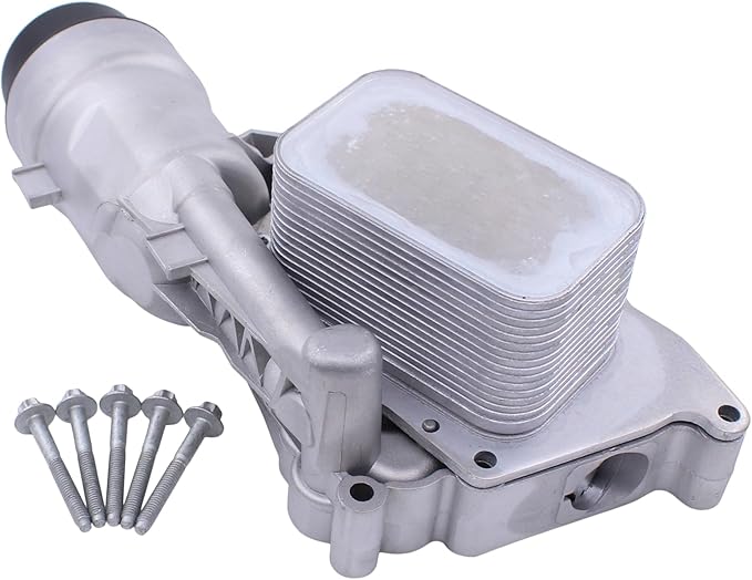 MOTOKU Aluminum Oil Cooler Filter Housing with Gasket Assembly for BMW X1 X2 i8 Mini Cooper Clubman Countryman 1.5 2.0